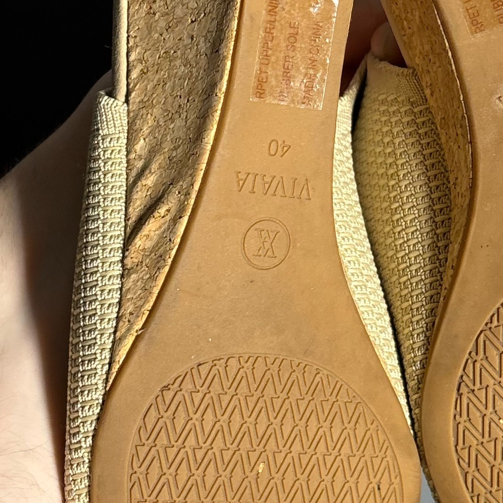 Vivaia Tamia Almond Toe Slingback Wedge Sandals Size EU 40 - Picture 8 of 8